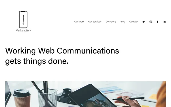 img of B2B Digital Marketing Agency - Working Web Communications